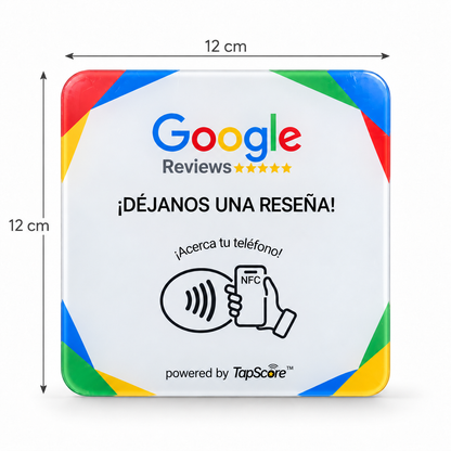 Placa NFC TapScore™ – Reseñas de Google