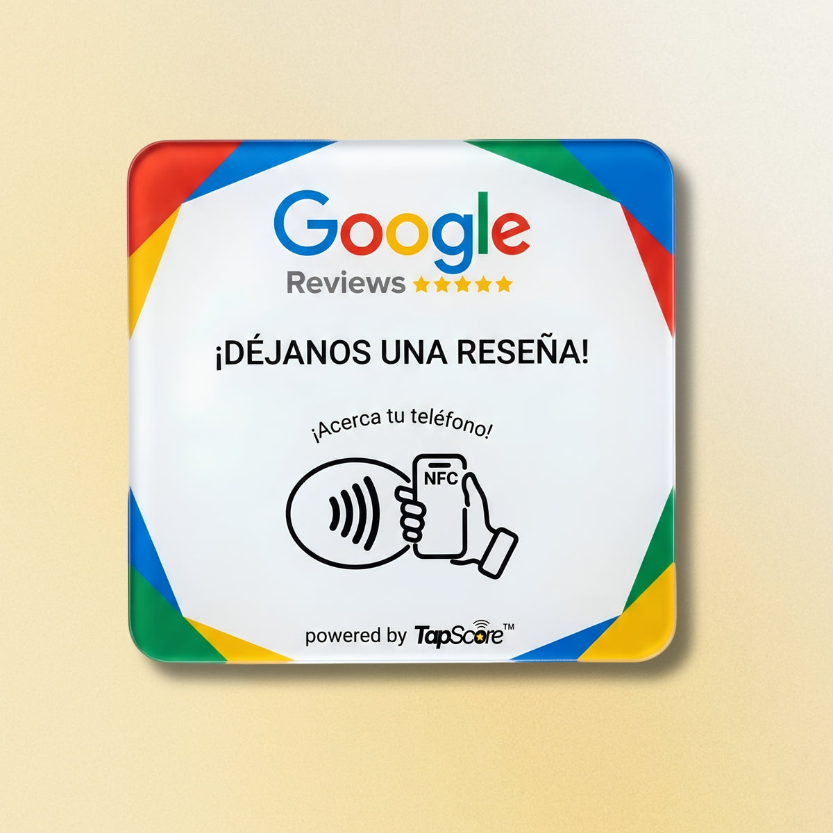 Placa NFC TapScore™ – Reseñas de Google